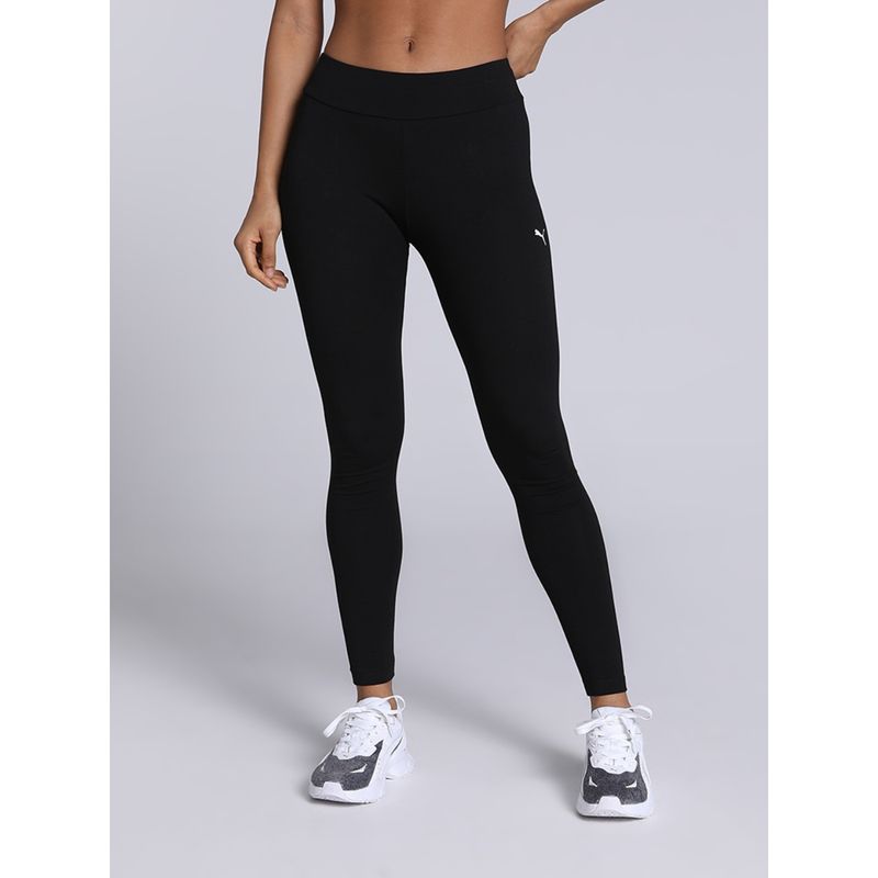 Puma Essentials Womens Black Tights (XL)