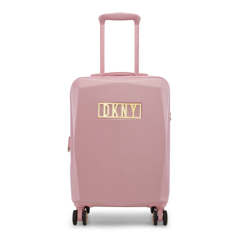 DKNY What A Gem Rose Dust Colour ABS Hard Cabin 20" Luggage with Pouch (S)