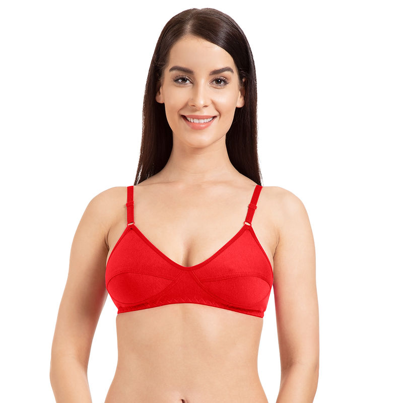 Komli Non-Padded T-Shirt Bra - Red (36C)