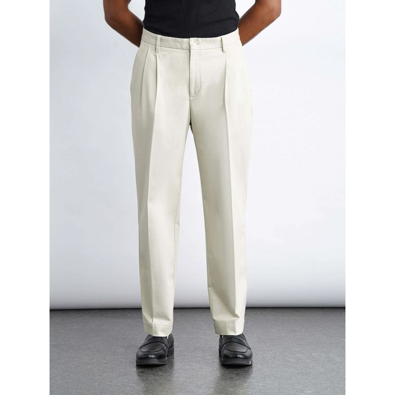 Cove and Lane Off White Cove Classic Chinos (XS)