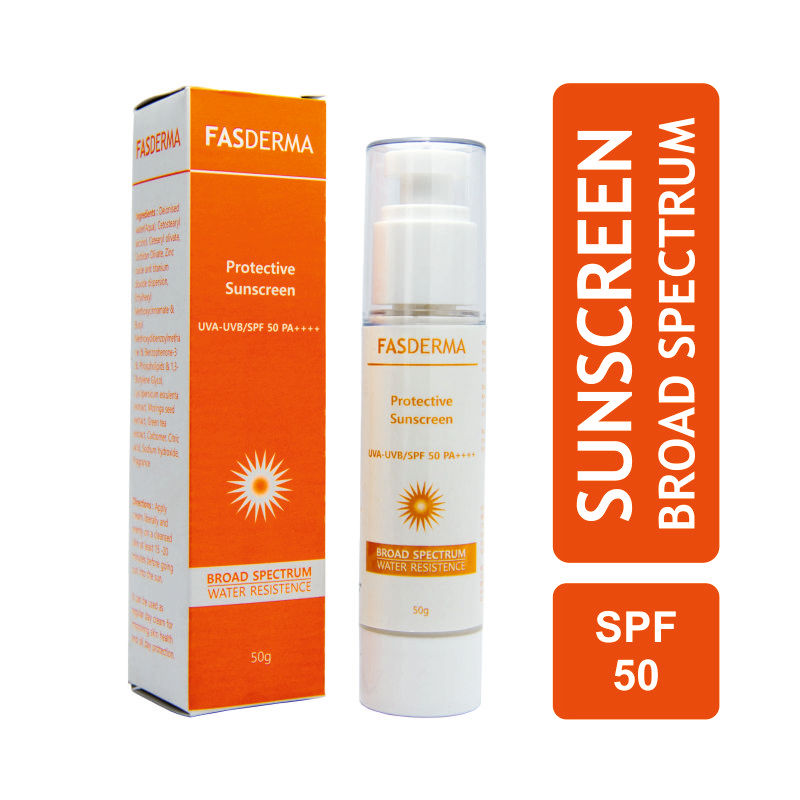 Buy Fasderma Protective Sunscreen UVAUVB/SPF 50 PA++++ Online
