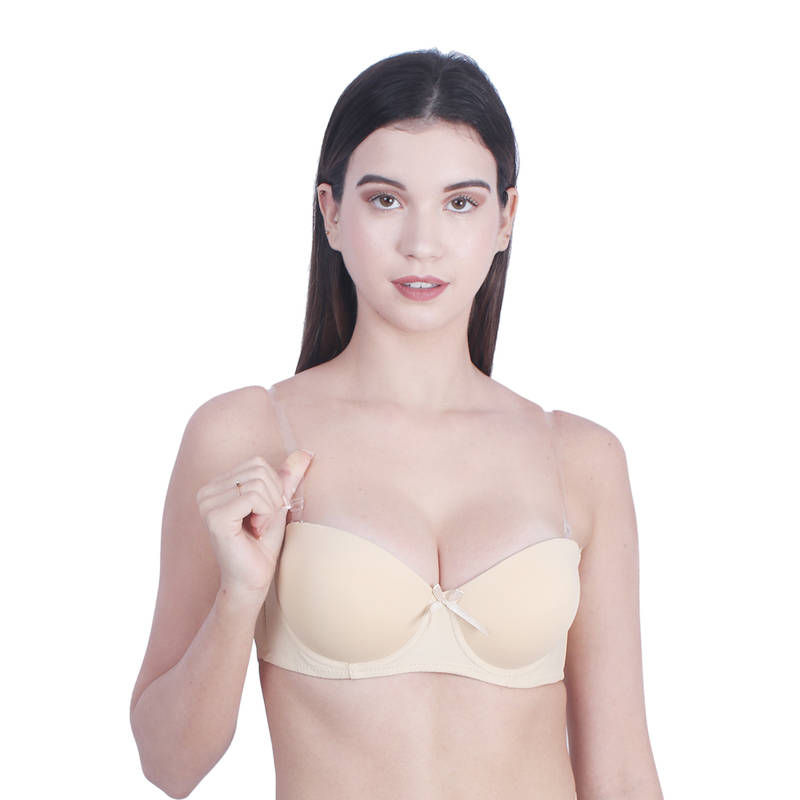 BRACHY Multicolor Push-Up Bra for Women (Pack of 2) (30A)