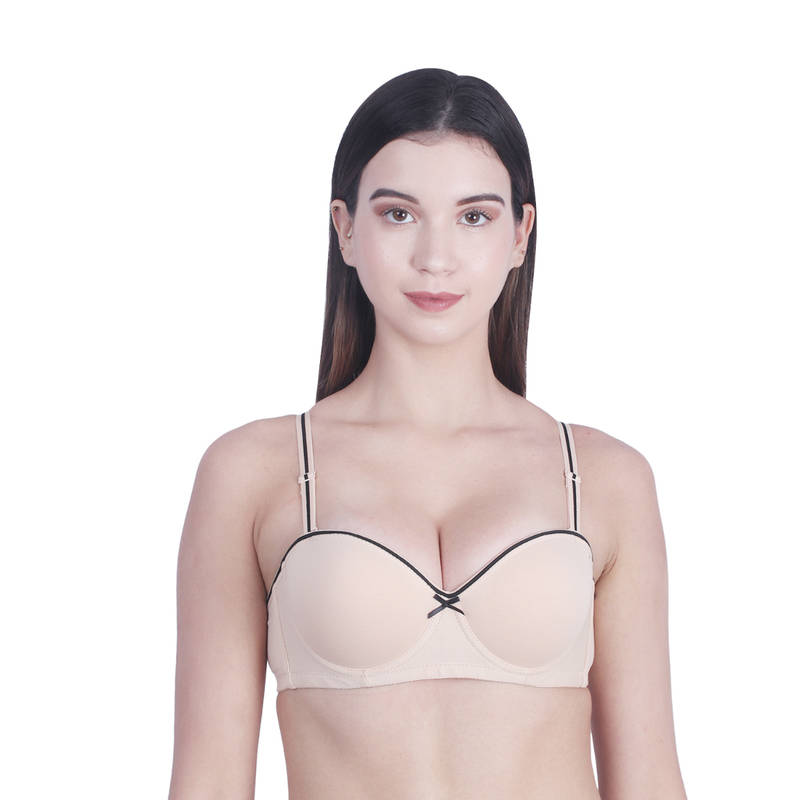 BRACHY Nude Underwired Bra for Women (32B)