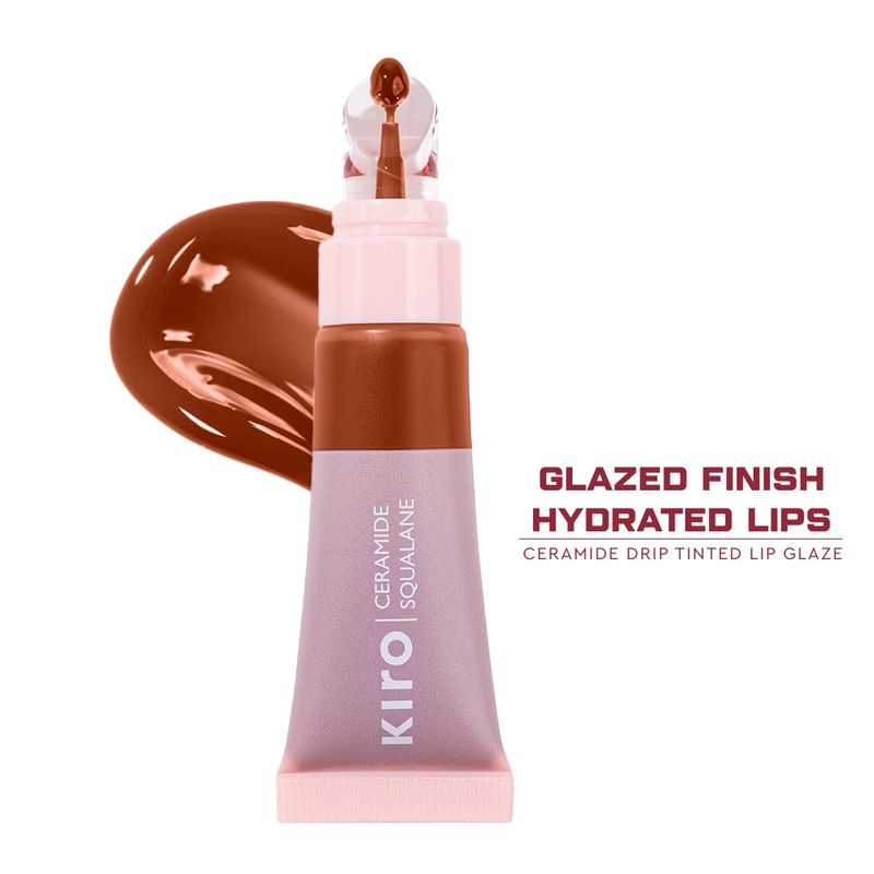 Kiro Ceramide Drip Tinted Lip Glaze - Caramel Cookie