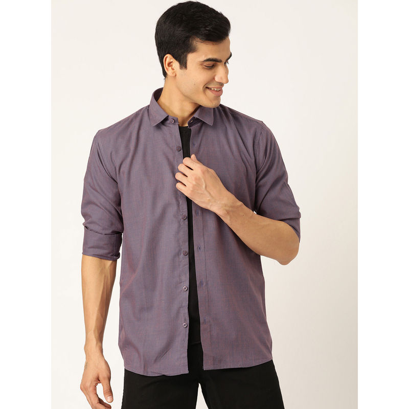 SOJANYA Cotton Purple Casual Shirt (36)