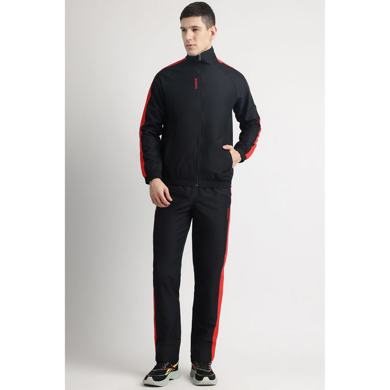 Reebok Men Black Tracksuit (Set of 2) (S)