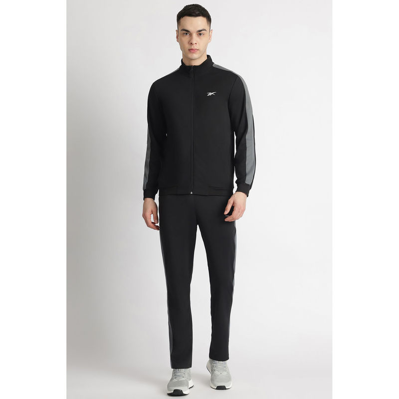 Reebok Men Black Tracksuit (Set of 2) (M)