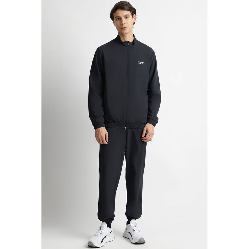 Reebok Men Black Tracksuit (Set of 2) (S)