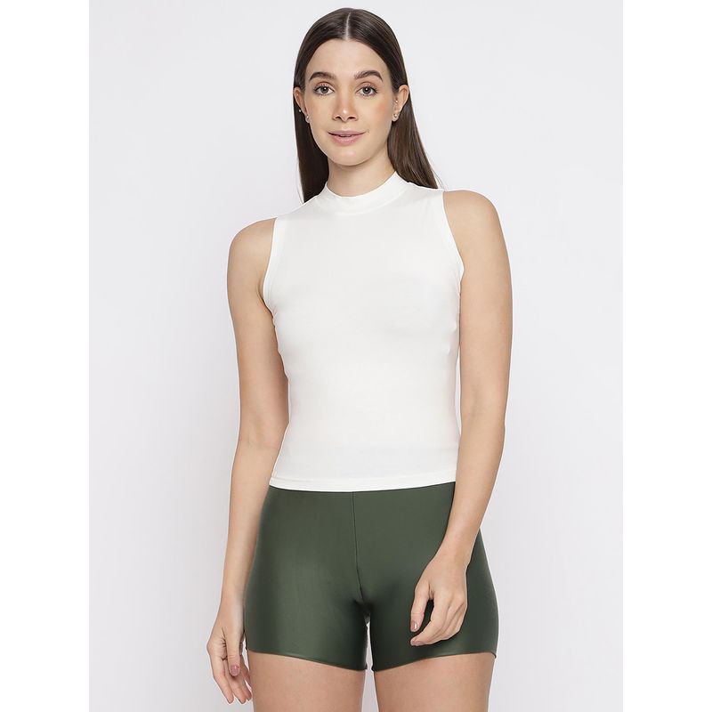 La Intimo Women White Bold Babe Camisole (XS)