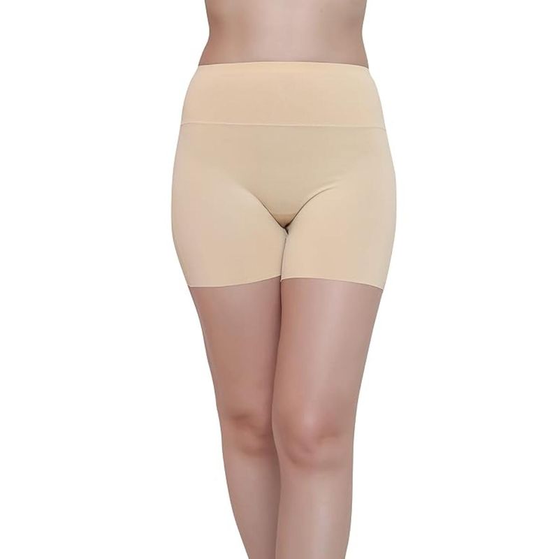 BRACHY Nylon Spandex Under Dress Shorts Stretchable Skin Fit Tights Cycling Shorts (L)