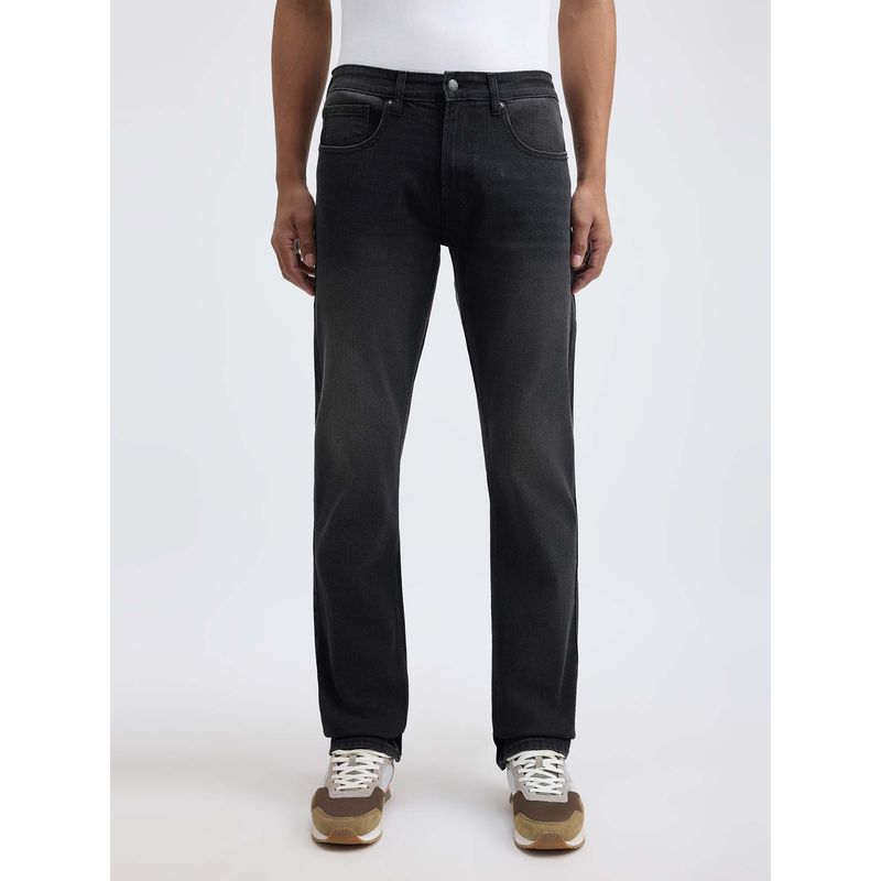Pepe Jeans Men Black Solid/Plain Jeans (38)