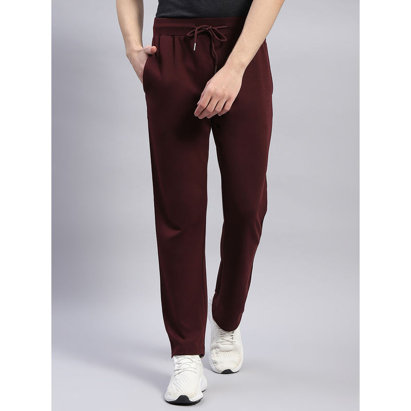 Monte Carlo Mens Wine Solid Regular Fit Lower (L)