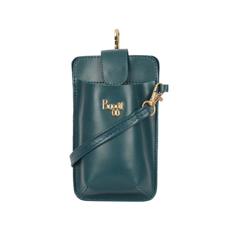 Buy Baggit Poscron Small Green Mobile Pouch Online