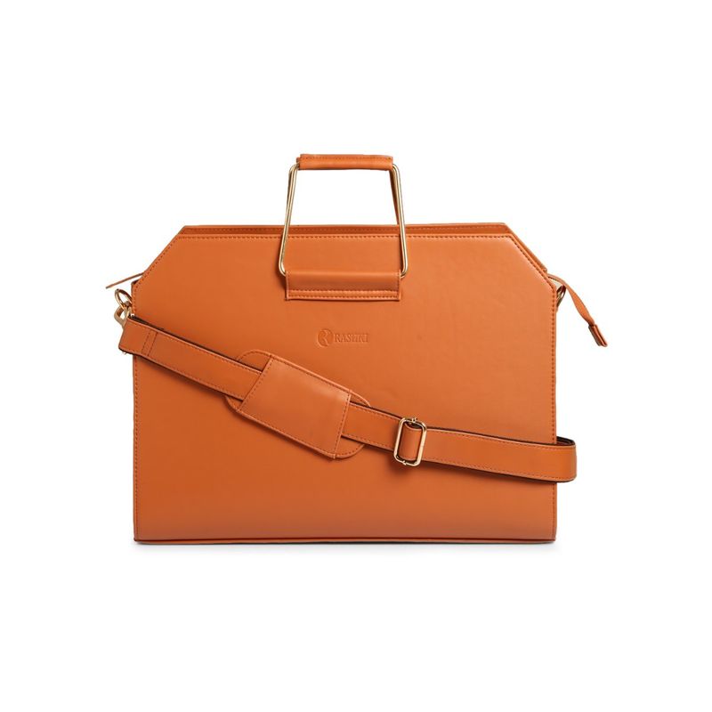 Buy RASHKI Chique Pro Women's 15.6 inch Vegan Leather Laptop Bag Online