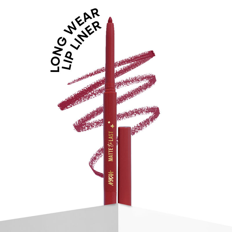 Nykaa Cosmetics Matte to Last Lip Liner - Maharani