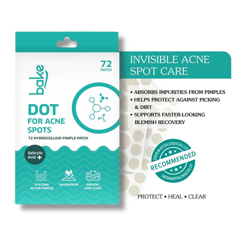BAKE 2% Salicylic Acid Pimple Patches with Hydrocolloid Waterproof Patches