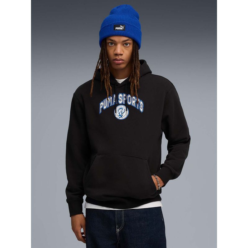 Puma Sports Legacy II Men's Regular Fit Black Hoodie (XS)