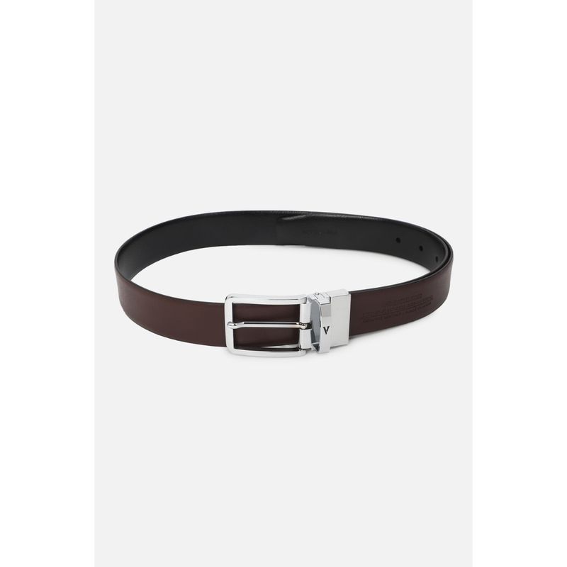 Van Heusen Men Brown & Black Solid Casual Belt Buy Van Heusen Men