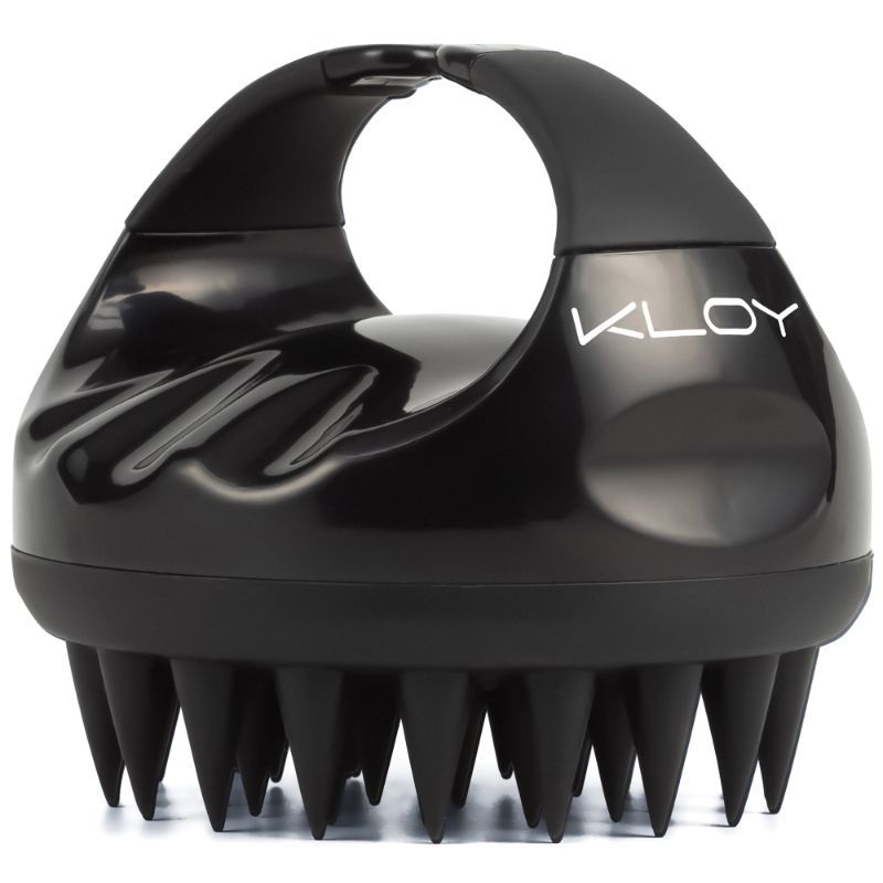 Hair Scalp Massager Exfoliator Shampoo Brush - Black