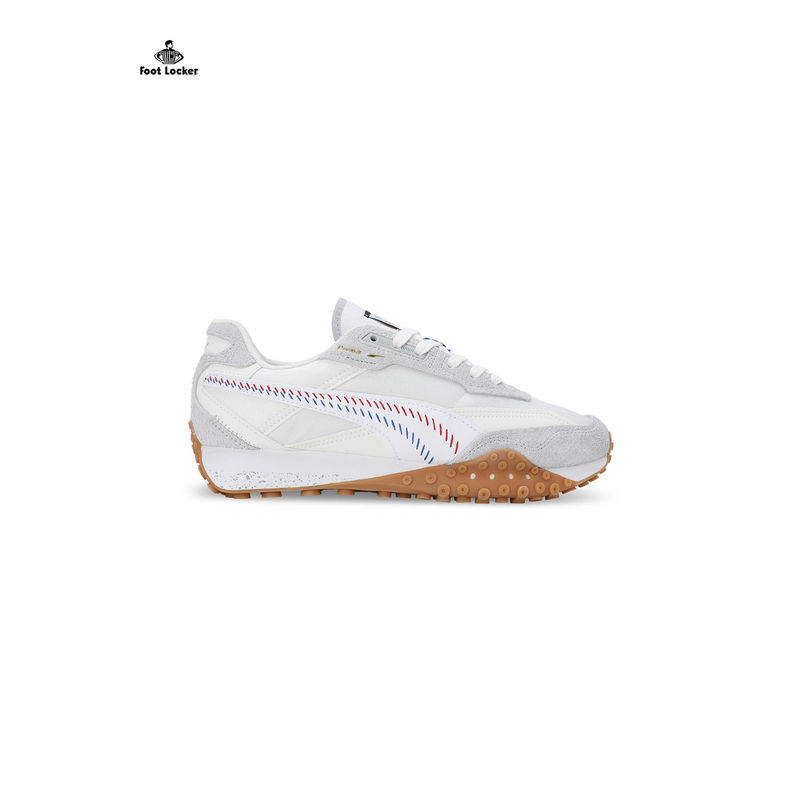Puma Blktop Riderpremium Athletics Unisex White Sneakers (UK 8)
