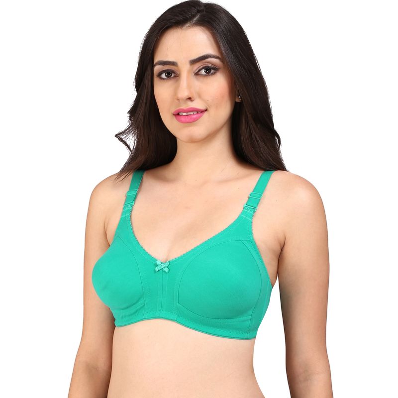 Buy Bralux B Cup Cotton Padded Bra for Womens Everyday Use, Mint 32B Online  at Best Prices in India - JioMart.