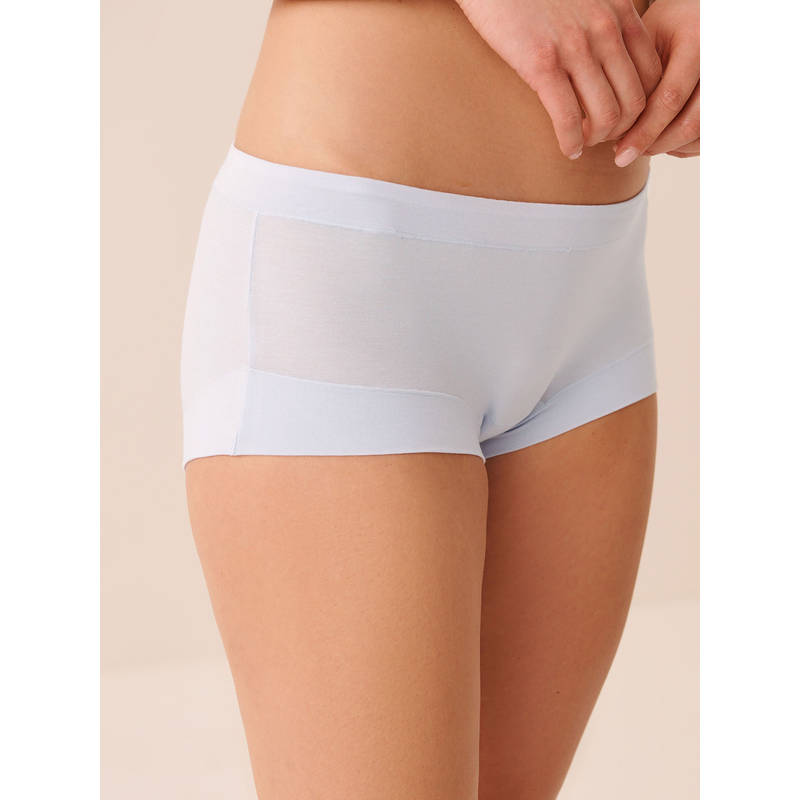 La Vie En Rose Modal Boyshort Panty Blue (S)