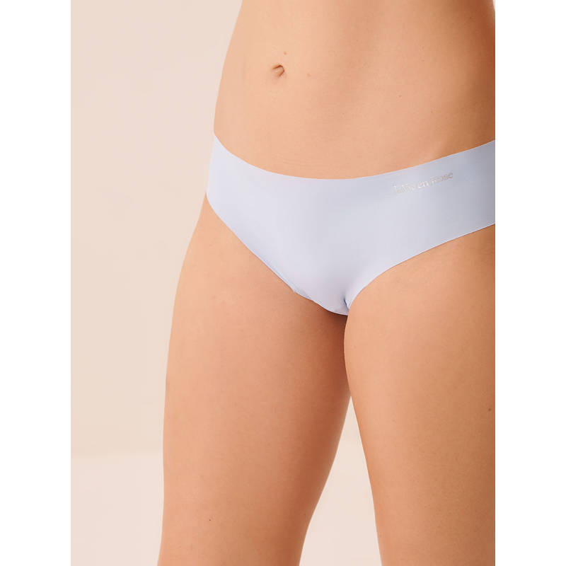 La Vie En Rose Microfiber Invisible Cheeky Panty Blue (S)