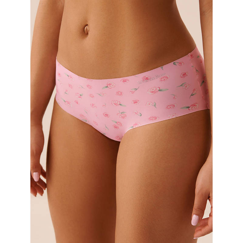 La Vie En Rose Microfiber Invisible Hip Hugger Panty Pink (S)