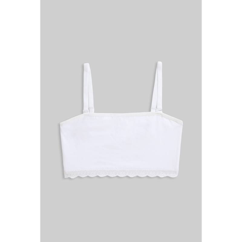 Zivame Double Layered Non Wired Full Coverage Tube Bra - White (M)