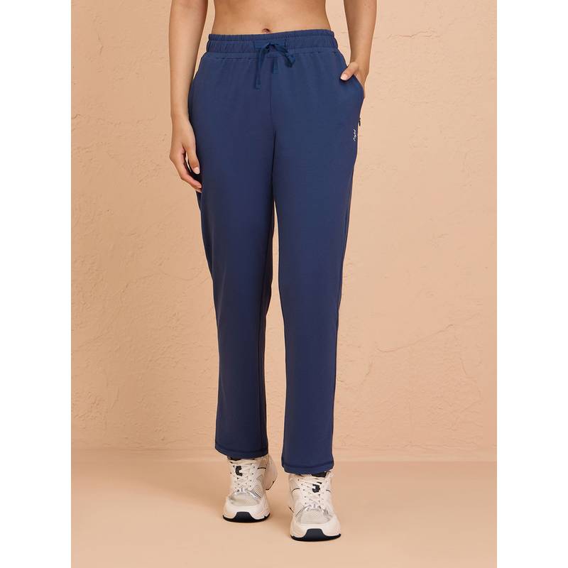 Ultimate Cotton Travel Pants- Relaxed Fit with Spill-Safe Zip Pockets NYAT502 Blue (2XL)