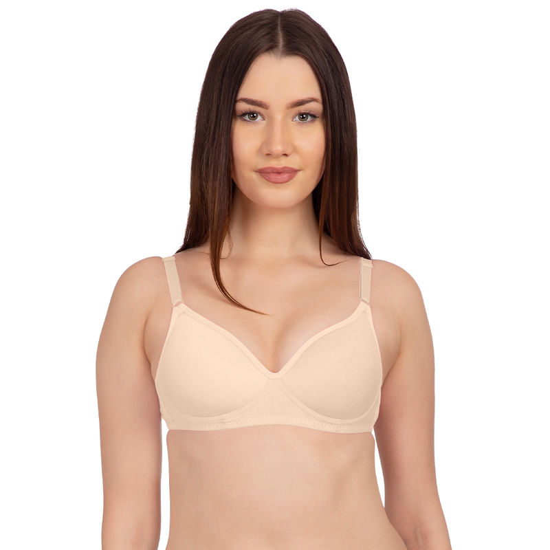 Komli Lightly Padded T-Shirt Bra - Beige (34B)