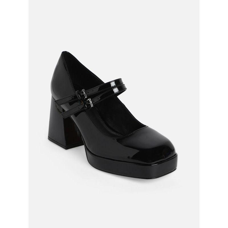 Aldo Womens Block Heels Shoes Black (UK 7)