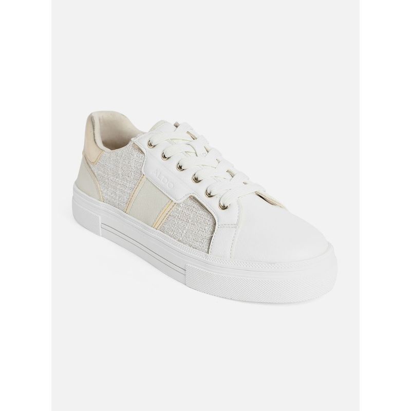 Aldo Womens Sneakers Shoes White Overflow (UK 2)