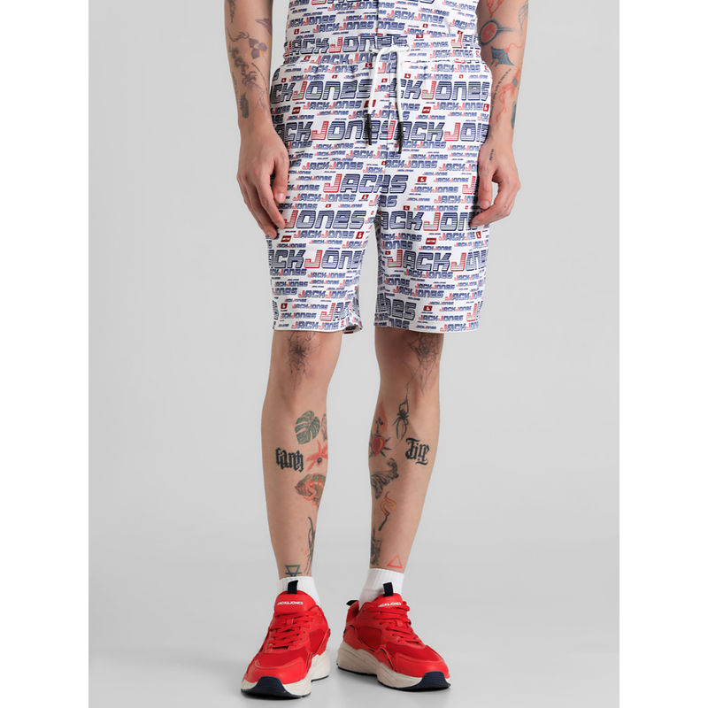 Jack & Jones White Regular Fit Shorts (S)