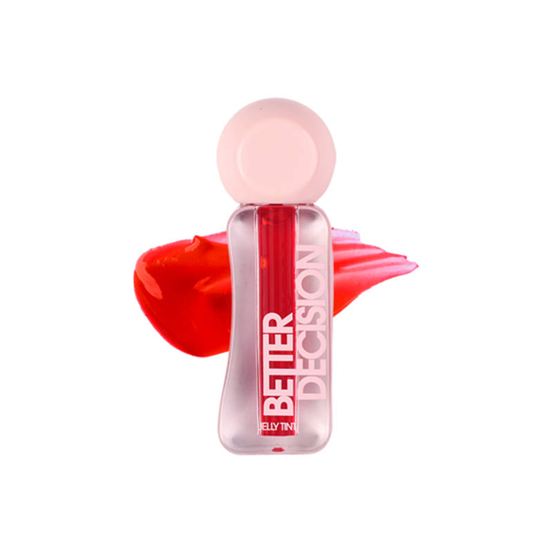 Flossy Cosmetics Better Decision Lip & Cheek Tint - Water-to-Jelly, Lightweight - SIS