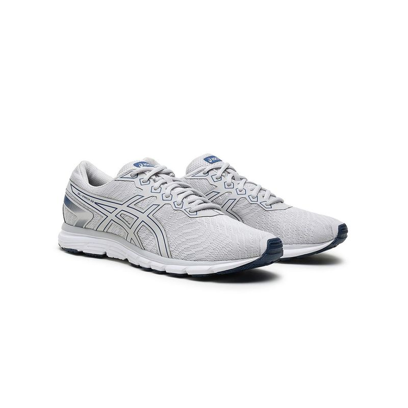 ASICS Grey Men Round Toe Running Shoes (US 9)