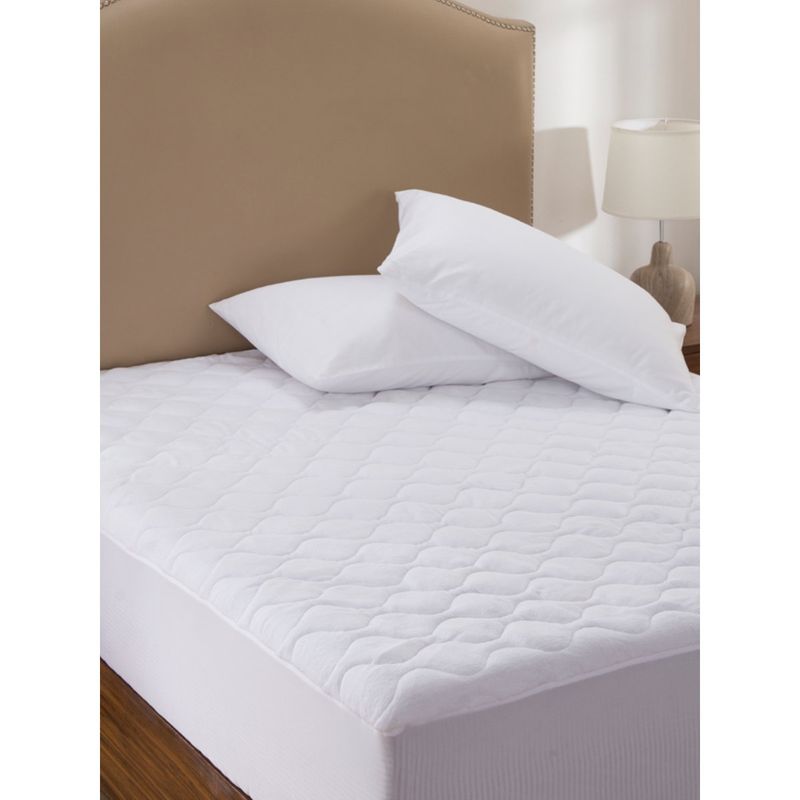 Maspar Cotton Waterproof Mattress Protector Bed Breathable Noiseless Ultra Soft (Single)