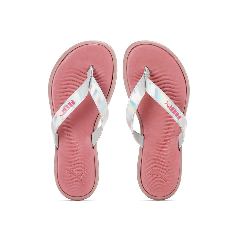 Puma Silvia Womens Maroon Flipflops (UK 5)