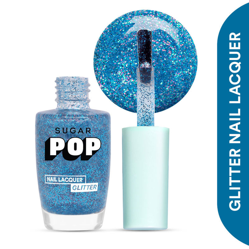 SUGAR POP Glitter Nail Lacquer - 07 Ocean Sparkle