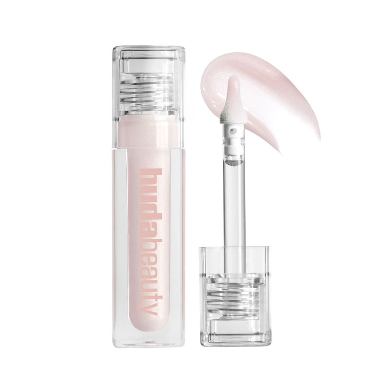 Huda Beauty Icy Nude Faux Filler Lip Gloss - She Glitzy