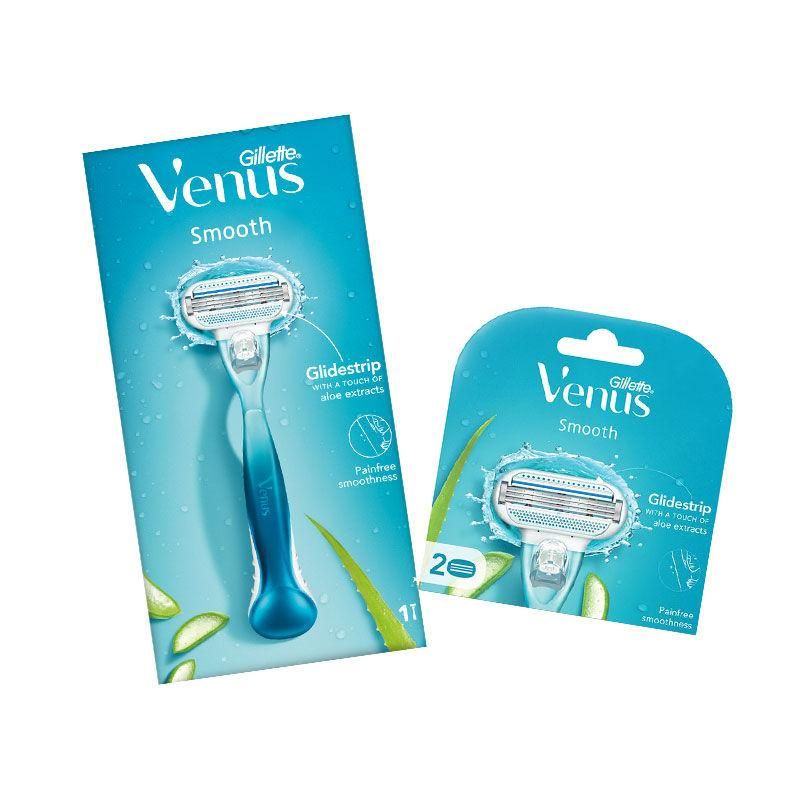 Buy Gillette Venus Razor with Aloe Extract & 2 Refills Combo Online