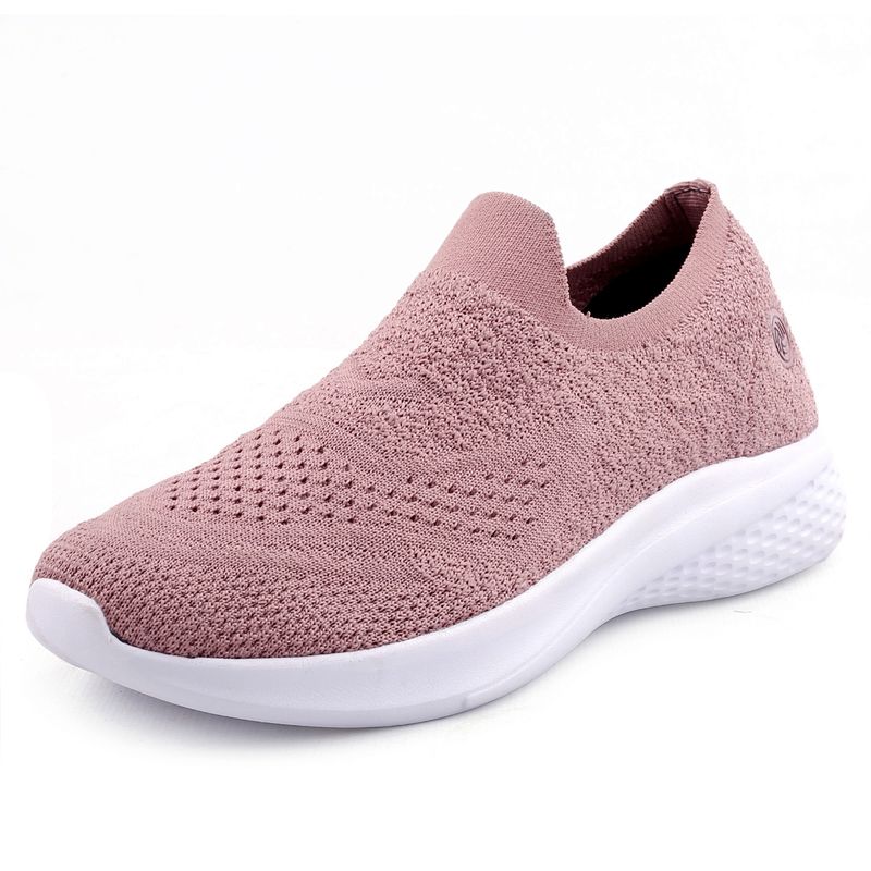 Bacca Bucci Womens Walker Slip-On Walking Breathable Mesh Sports Shoes - Pink (UK 8)