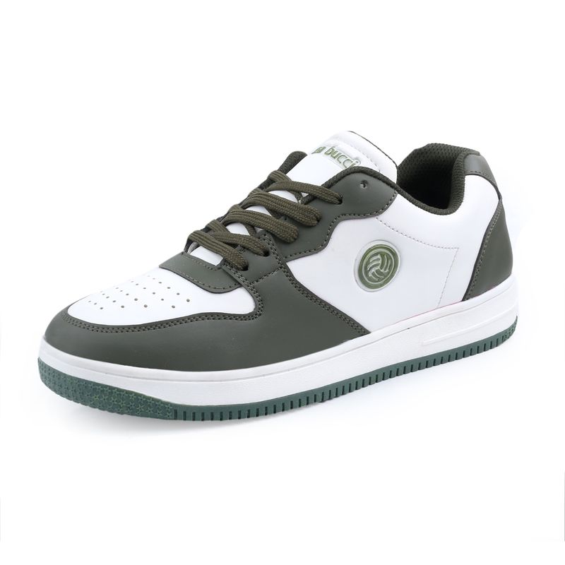 Bacca Bucci Emily Low-Top Flat Sole Sneakers For Olive (UK 3)