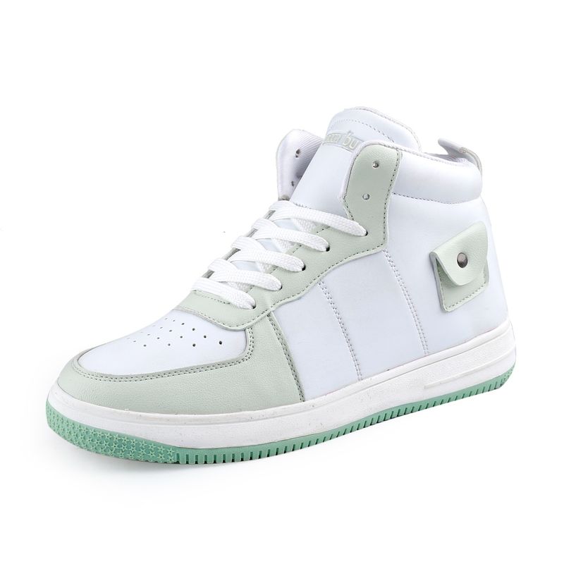 Bacca Bucci Stellar Mid-Top Fashion Womens Sneakers Green (UK 4)