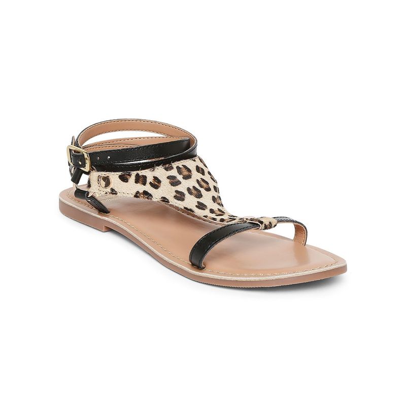Animal print gladiator hot sale sandals