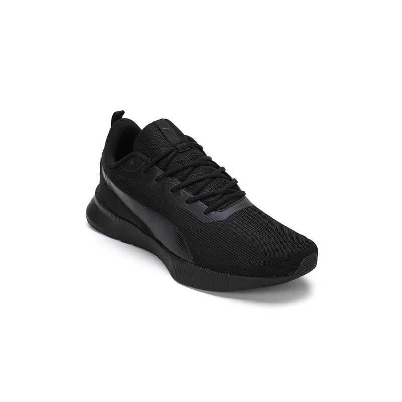 Puma Flyer Flex V1 Unisex Black Running Shoes (UK 6)