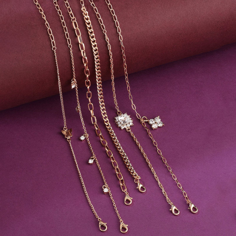 Golden Alphabet Necklaces – Bombay Sunset