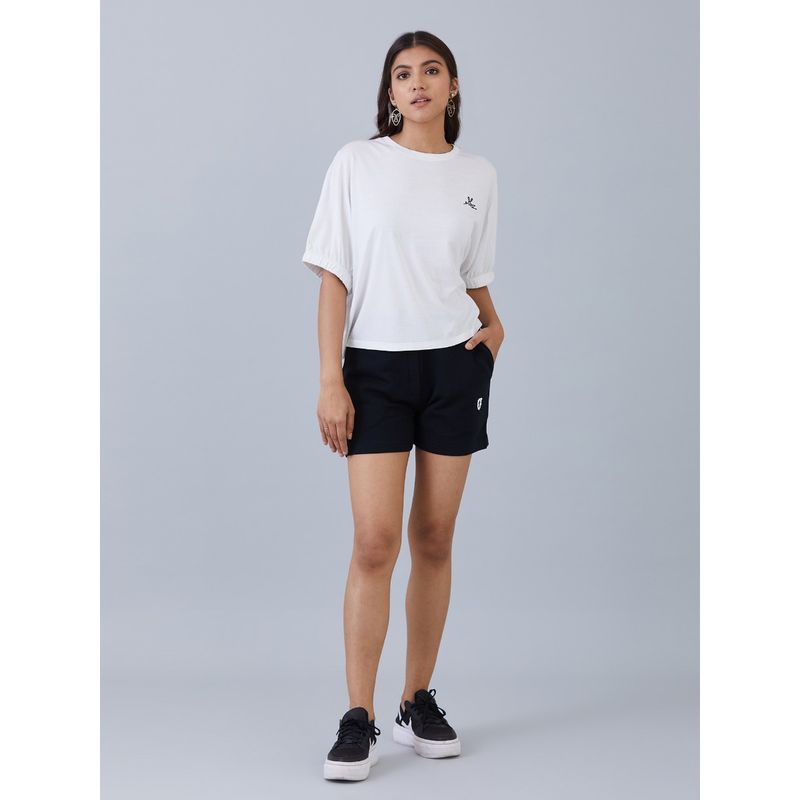 Muvazo Freestyle Crop T-Shirt White (M)