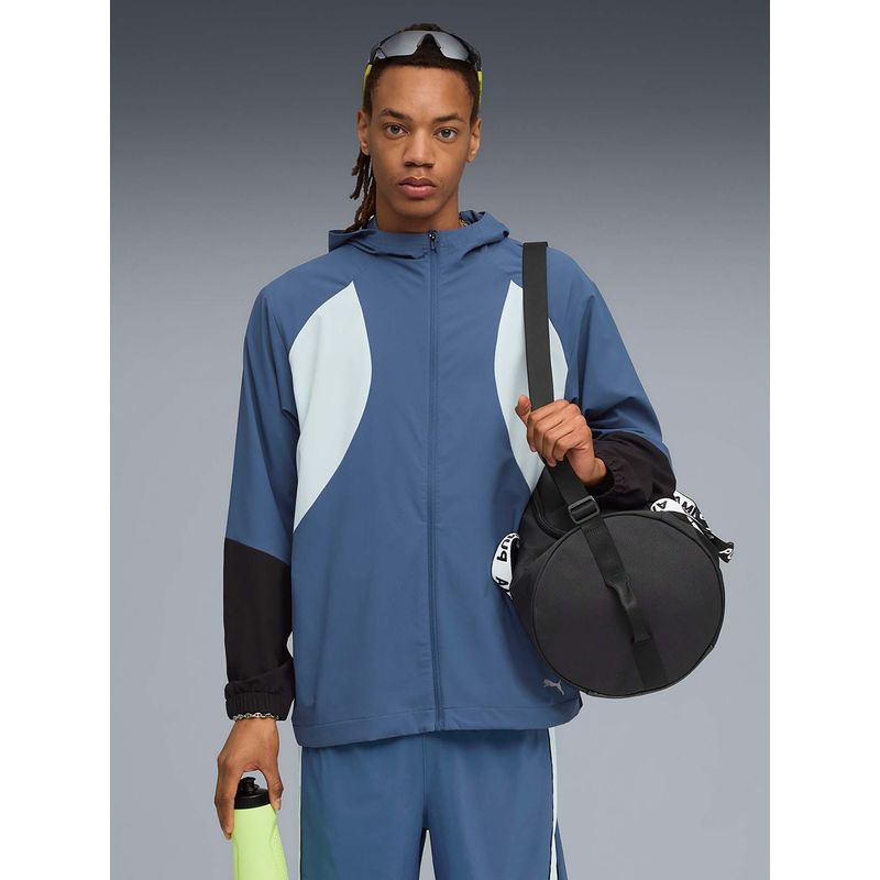 Puma RUN ULTRAWEAVE Men Blue Hooded Jacket (XS)