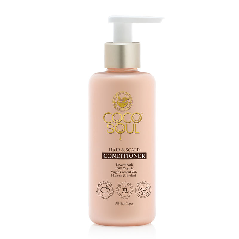 Coco Soul Hair & Scalp Conditioner with Coconut & Ayurveda For Frizz Free Strong & Silky Hair